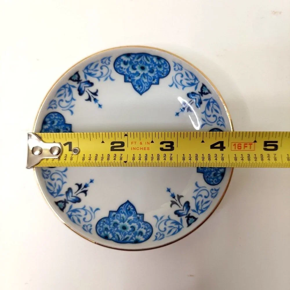 VTG 1984 Avon European Tradition Miniature Cup & Saucer Set Medici Porcelain - Picture 6 of 13